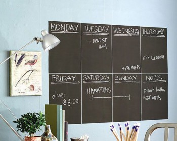 Black Chalkboard Nursery Wall Decal Children Vinyl Art Stickers